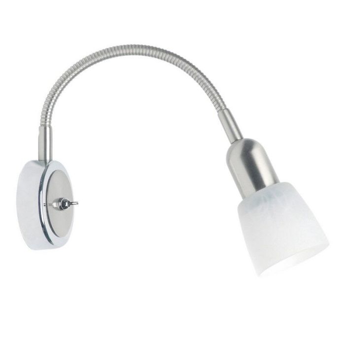 Metalen wandlamp chroom, Ingo