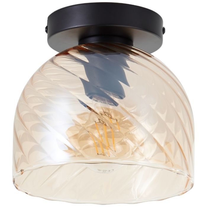 Retro plafondlamp amber, Ubah