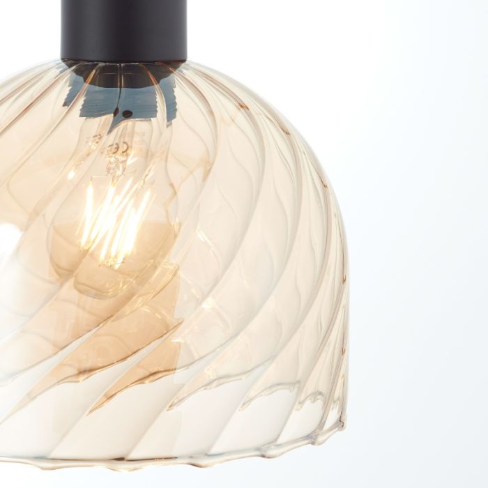 Retro hanglamp amber, Ubah