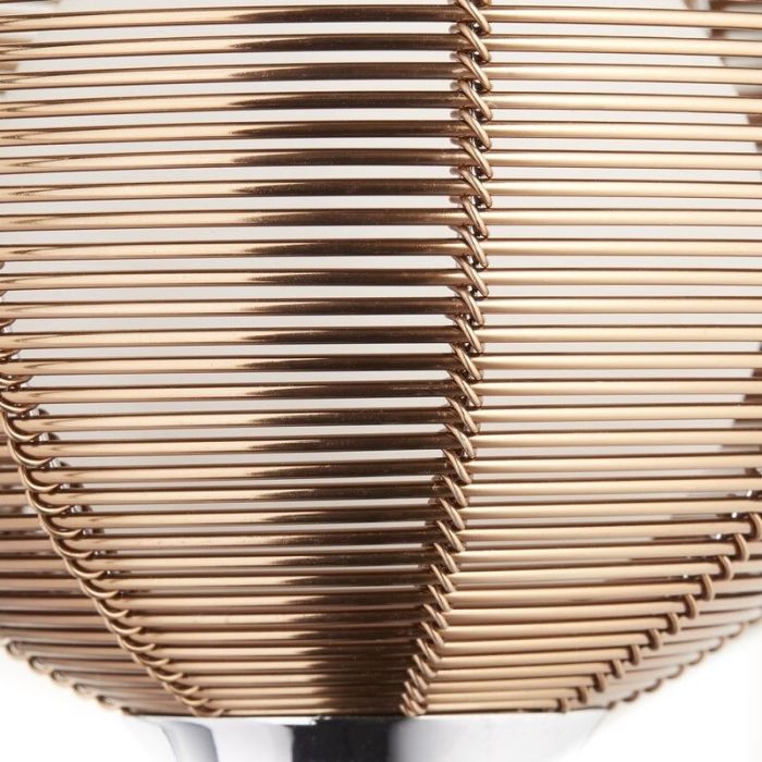 Moderne wandlamp brons, Amela, met schakelaar