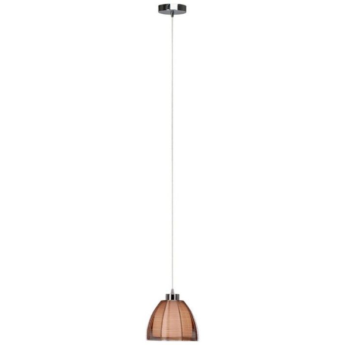 Moderne hanglamp brons, Amela