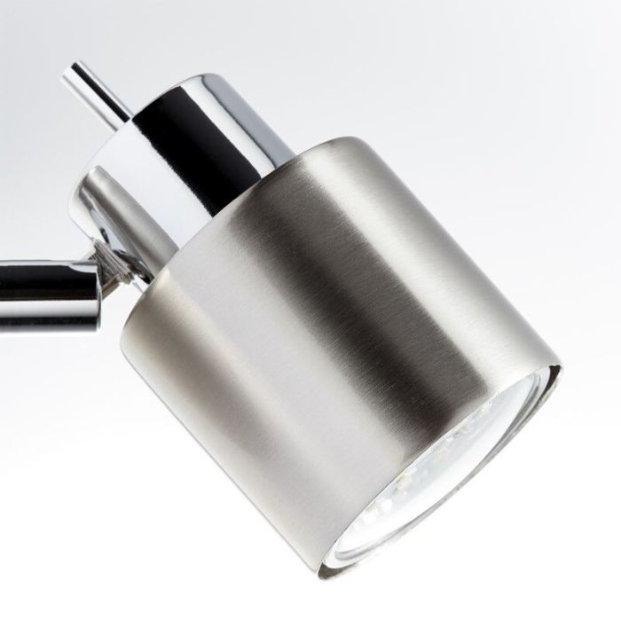 Moderne wandlamp Fenne, Nikkel, Chroom