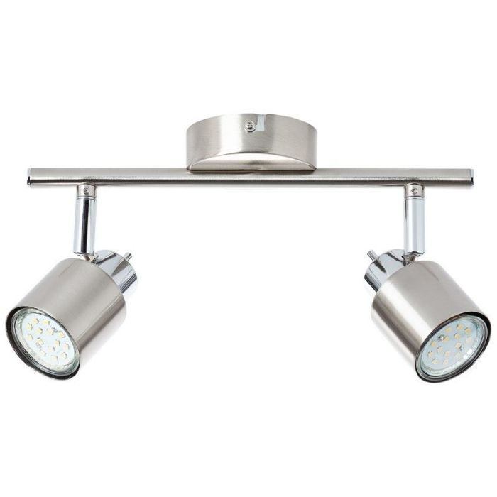 Moderne plafondlamp Fenne, Nikkel, Chroom