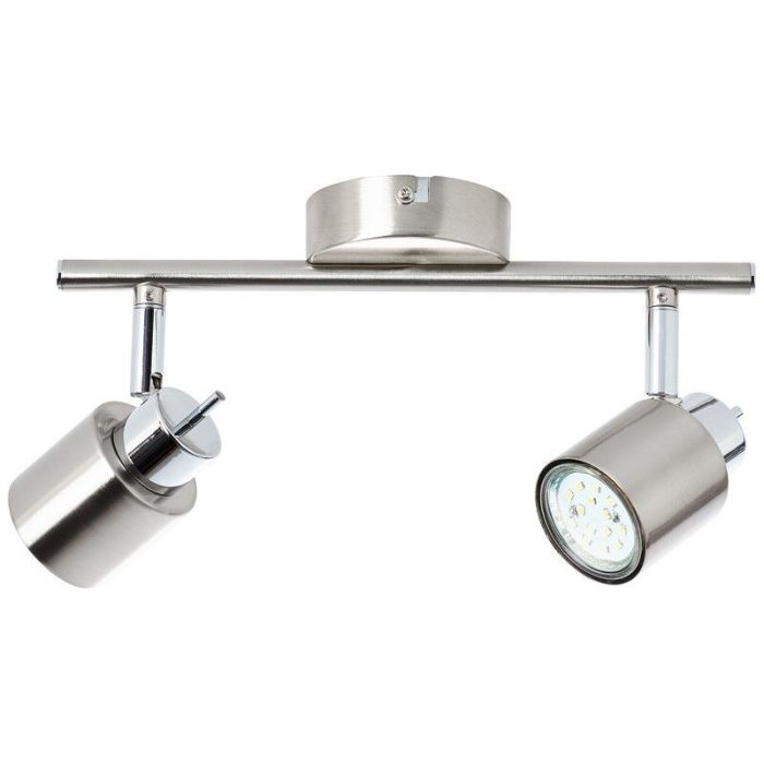 Moderne plafondlamp Fenne, Nikkel, Chroom