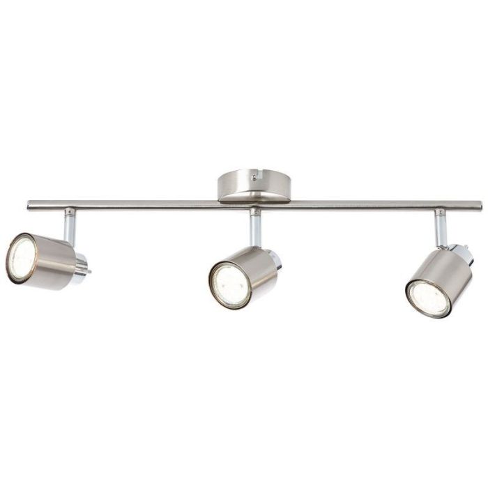 Moderne plafondlamp Fenne, Nikkel, Chroom