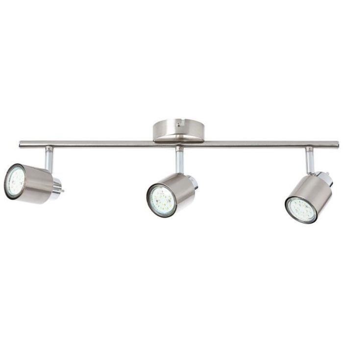 Moderne plafondlamp Fenne, Nikkel, Chroom
