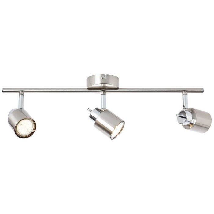 Moderne plafondlamp Fenne, Nikkel, Chroom