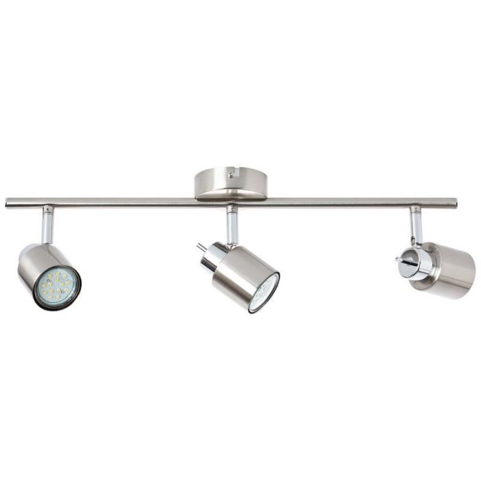 Moderne plafondlamp Fenne, Nikkel, Chroom