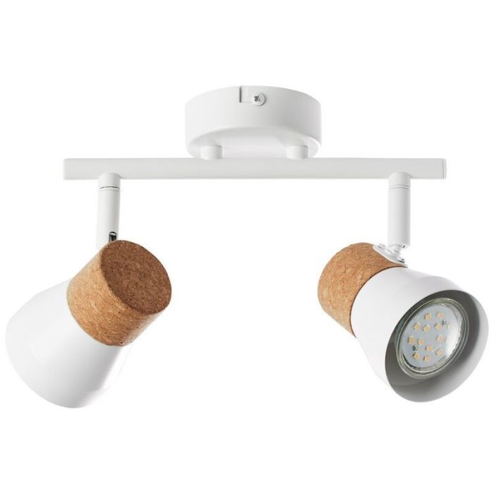 Moderne plafondlamp Charlotte, Mat Wit