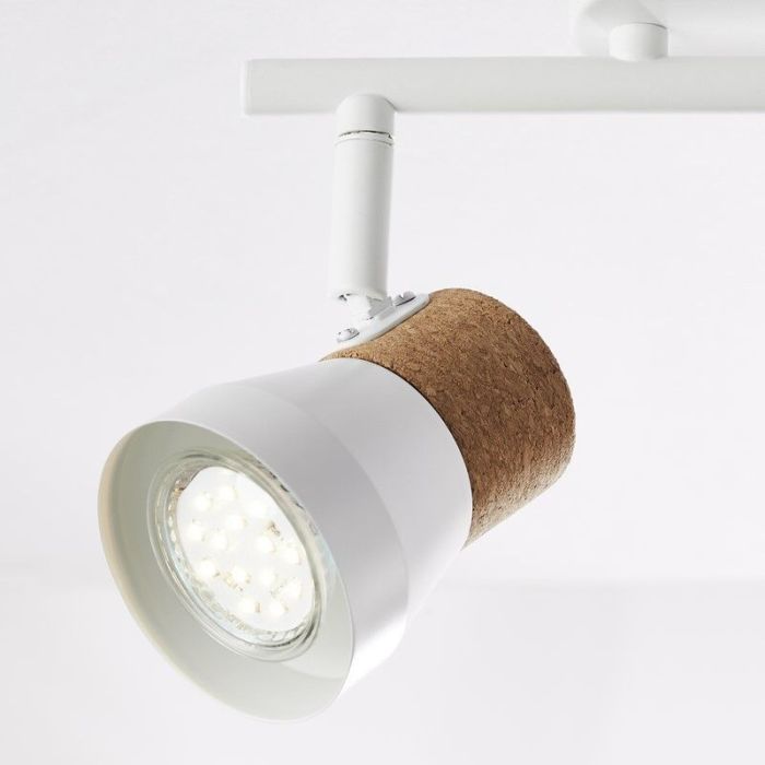 Moderne plafondlamp Charlotte, Mat Wit