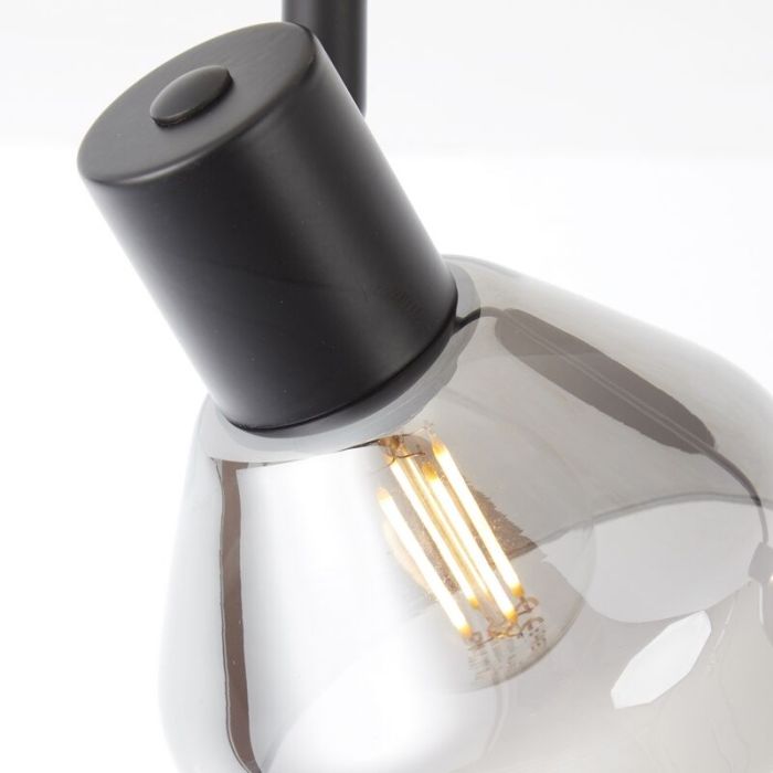 Design plafondspot Dimitry, Glas