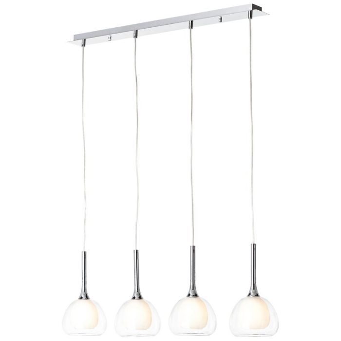 Moderne eettafel hanglamp Emmelien, Metaal