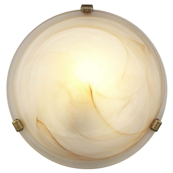 Glazen plafondlamp bruin, Aliyana