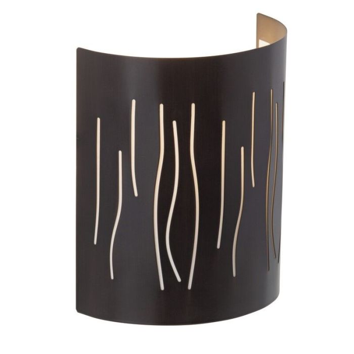 Moderne wandlamp bruin, Adrina