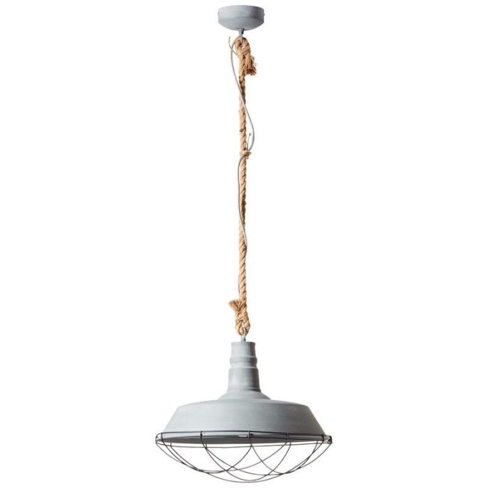 Industriële, Brocante Hanglamp Jeysmell - Beton Grijs
