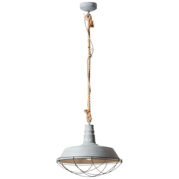 Industriële, Brocante Hanglamp Jeysmell - Beton Grijs