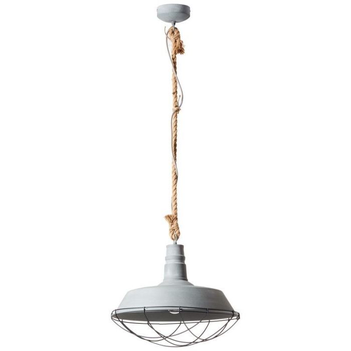 Industriële, Brocante Hanglamp Jeysmell - Beton Grijs