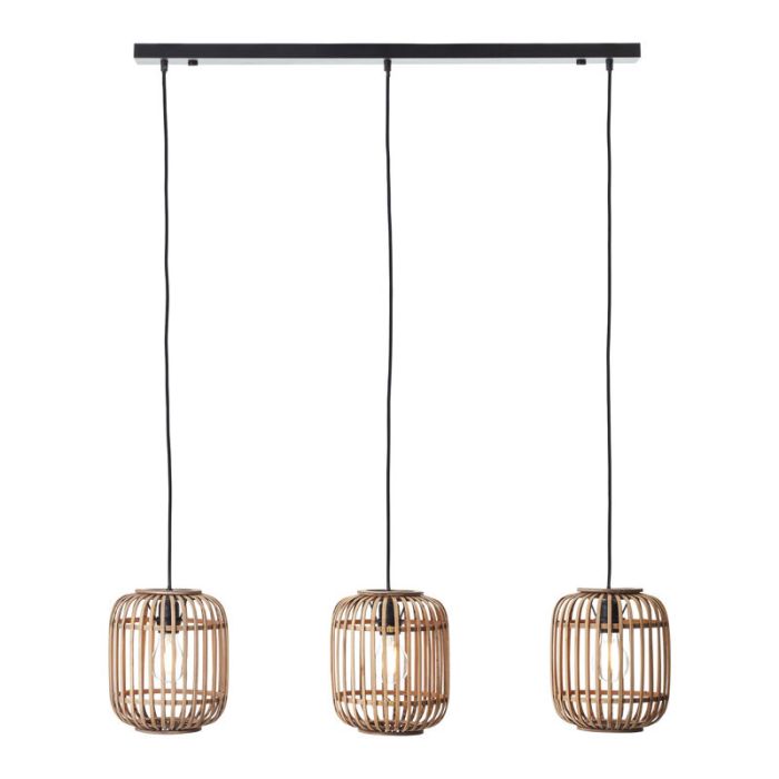 Moderne Hanglamp Brain, Bruin, hout