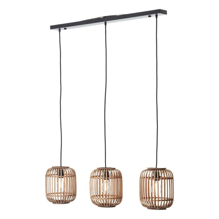 Moderne Hanglamp Brain, Bruin, hout