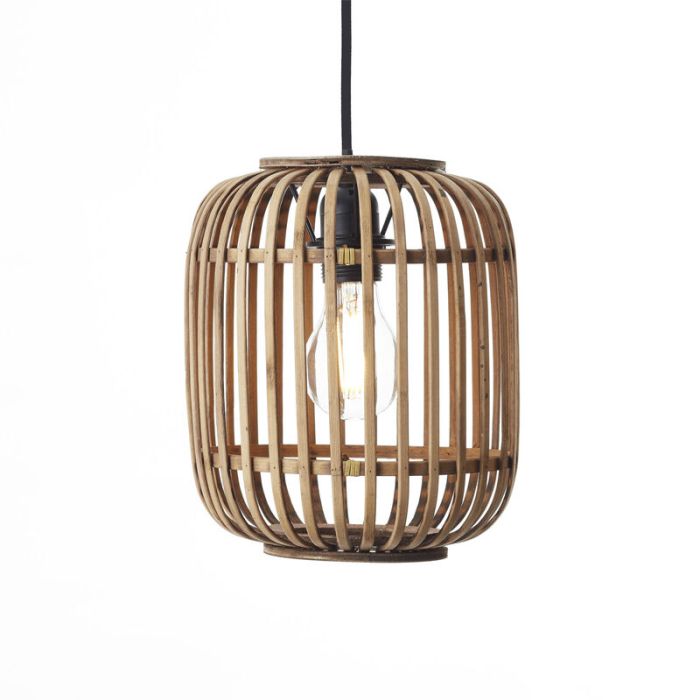 Moderne Hanglamp Brain, Bruin, hout