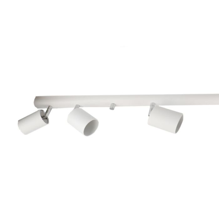 Witte, moderne plafondspot Rem, Extra breed