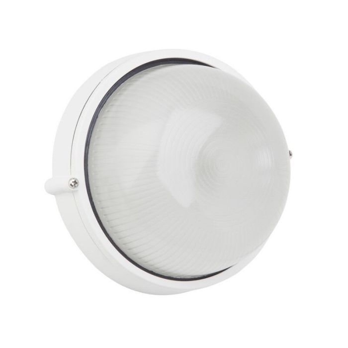 Glazen buitenlamp wit, Trishana, IP44
