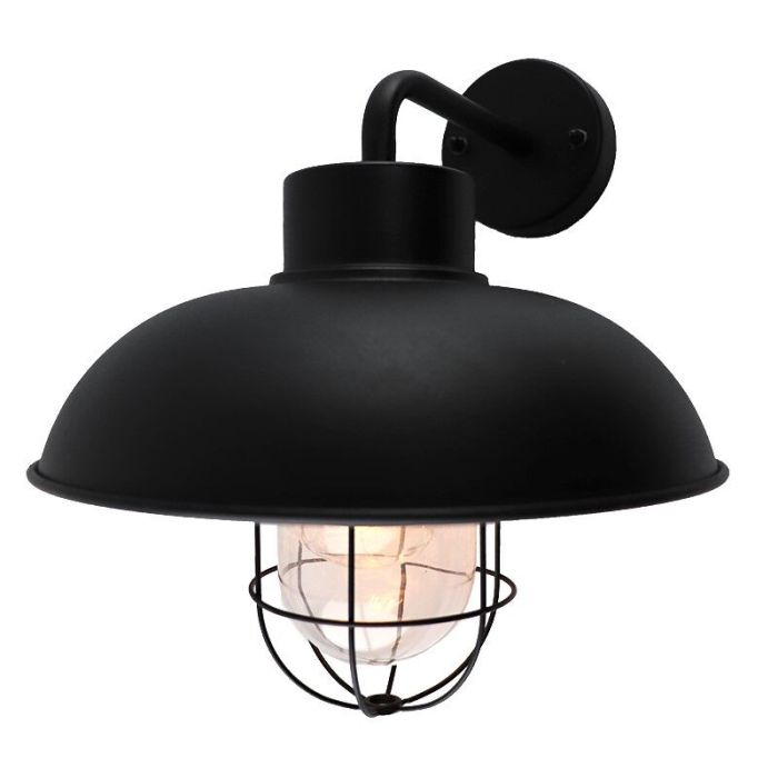 Industriële buitenlamp zwart, Jaymiley, IP44