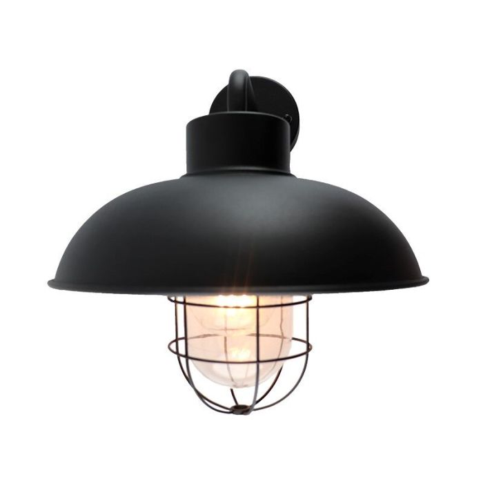 Industriële buitenlamp zwart, Jaymiley, IP44