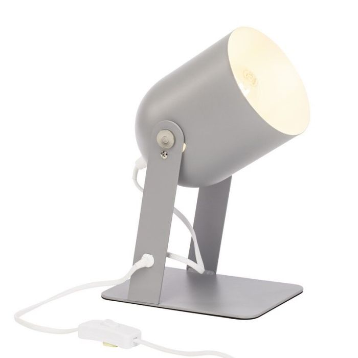 Moderne tafellamp Arlette, Grijs