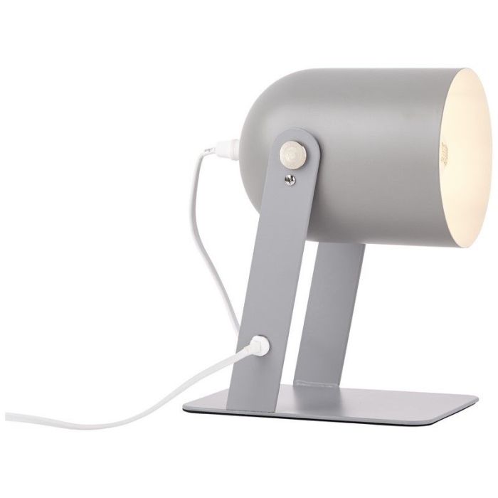 Moderne tafellamp Arlette, Grijs
