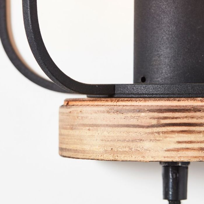 Industriële wandlamp Taede, Metaal, met aan/uit schakelaar op het snoer