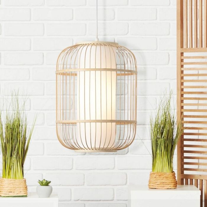 Landelijke hanglamp Hans, Metaal