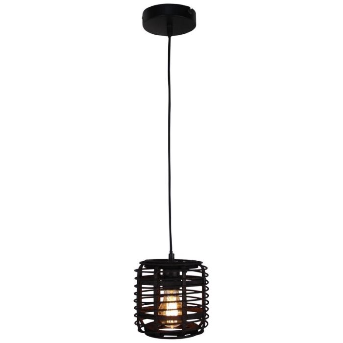 Landelijke hanglamp Deacon, Hout
