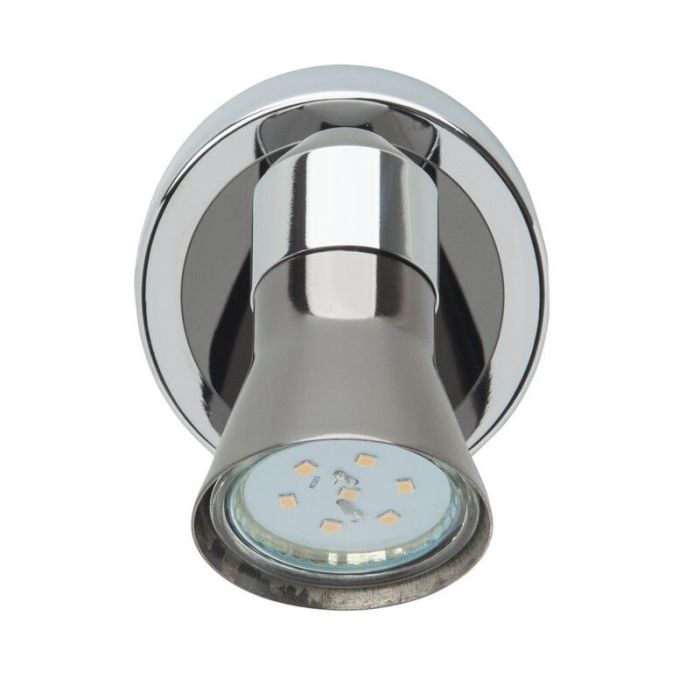 Metalen wandlamp chroom, Levijn
