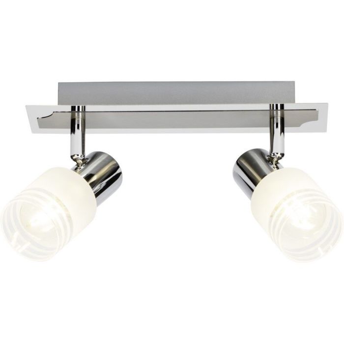 Metalen plafondspot chroom, Blake, 28W, 2700K LED
