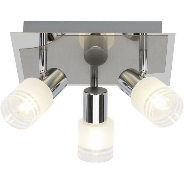 Metalen plafondspot chroom, Blake, 28W, 2700K LED