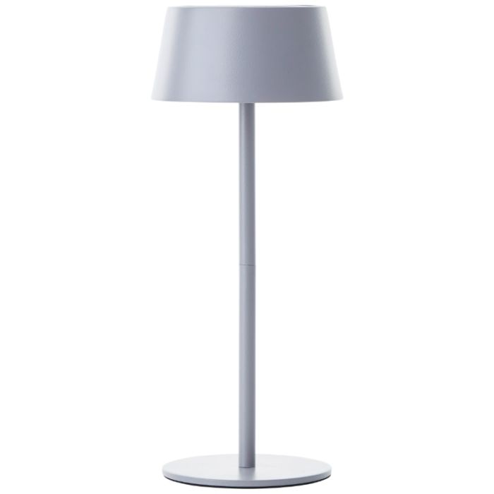 Moderne buiten wandlamp op zonne-energie grijs, Soumaya, 4W, 3000K LED, IP44, 3-staps dimbaar