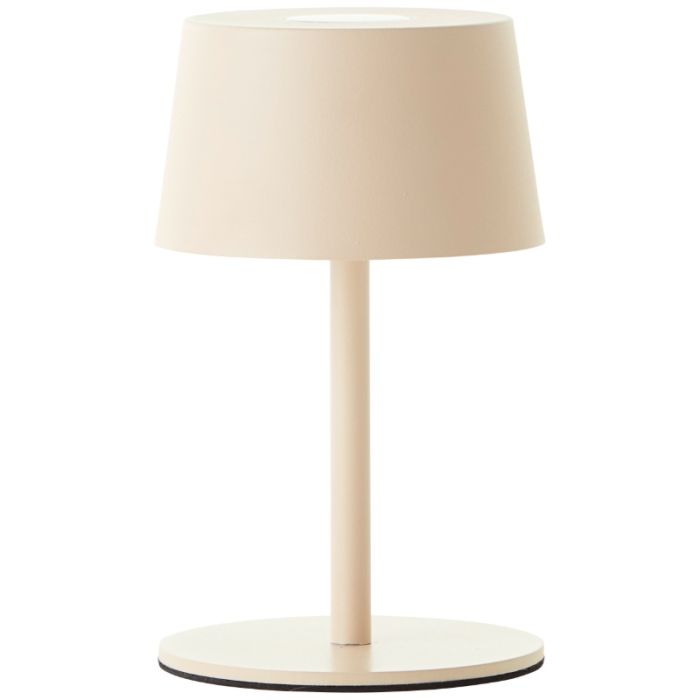 Moderne buiten tafellamp beige, Petter, 2W, 3000K LED, IP44, 3-staps dimbaar