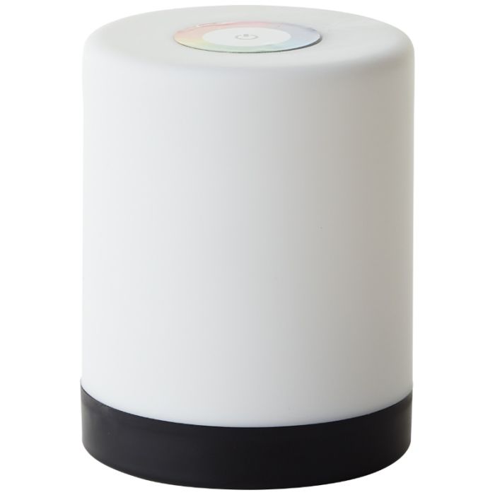 Moderne buiten tafellamp zwart, Maezon, 1W, RGBW LED, IP44, met touchdimmer