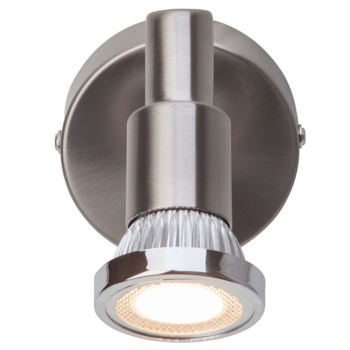 Metalen wandlamp chroom, Robel