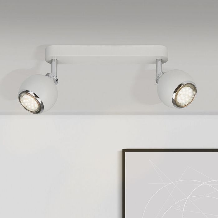 Metalen plafondlamp wit, Jorvienelly, 2,5W, 3000K LED