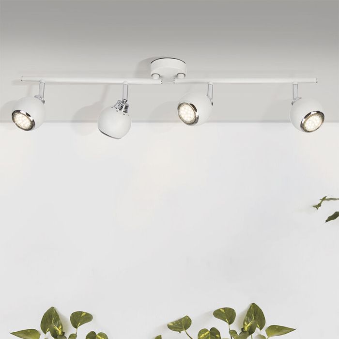 Metalen plafondlamp wit, Jorvienelly, 2,5W, 3000K LED