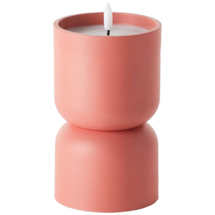 Roze kaarslamp voor buiten, Zaki, 2700K LED, IP44