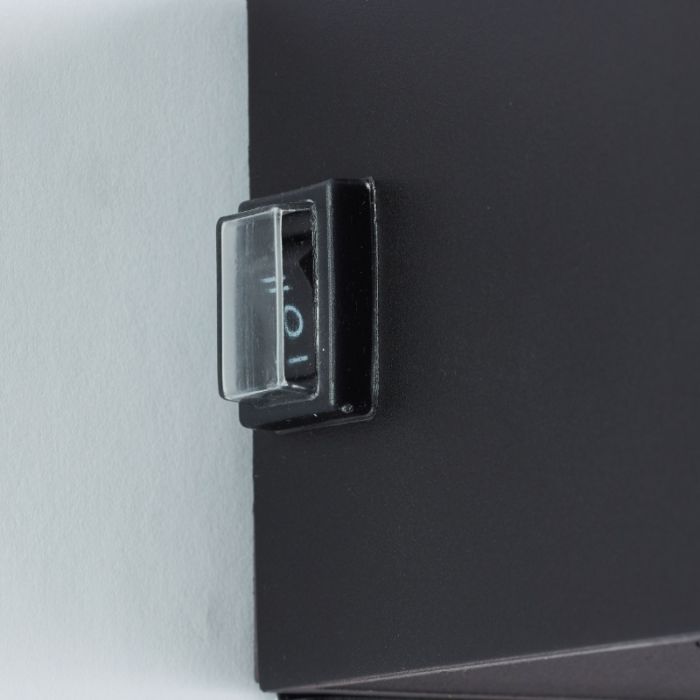 Moderne oplaadbare wandlamp zwart, Puck, 4W, 3000K LED, IP44