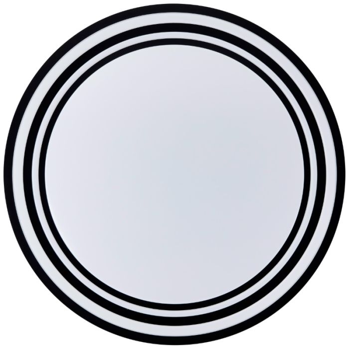 Moderne plafondlamp zwart, Merlijn, 36W, white switch LED, met afstandsbediening