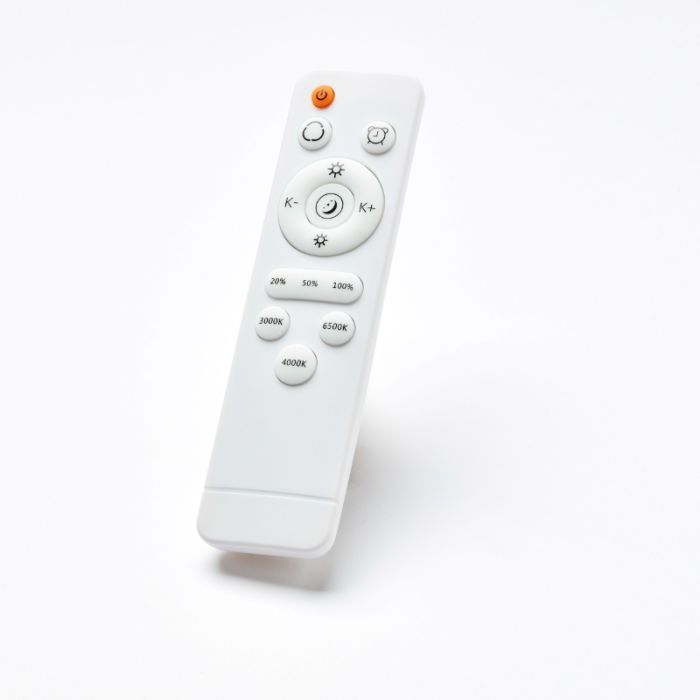 Moderne plafondlamp zwart, Merlijn, 36W, white switch LED, met afstandsbediening