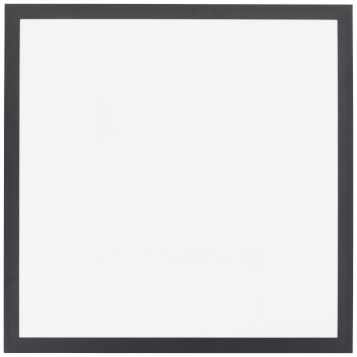 Moderne LED paneel plafondlamp zwart, Usman, 24W, 4000K LED