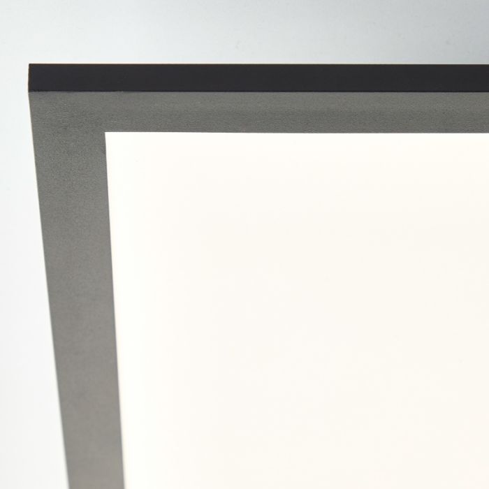 Moderne LED paneel plafondlamp zwart, Usman, 24W, 4000K LED