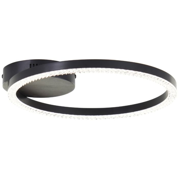 Design plafondlamp zwart, Maladon, 12W, 4000K LED