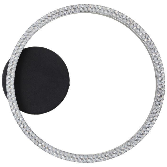 Design plafondlamp zwart, Maladon, 12W, 4000K LED